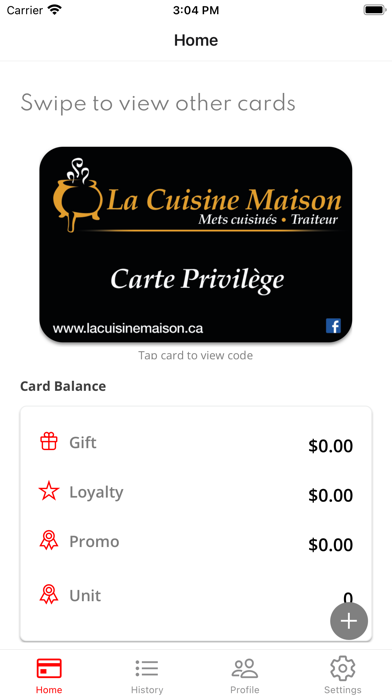 La Cuisine Maison Rewards Screenshot