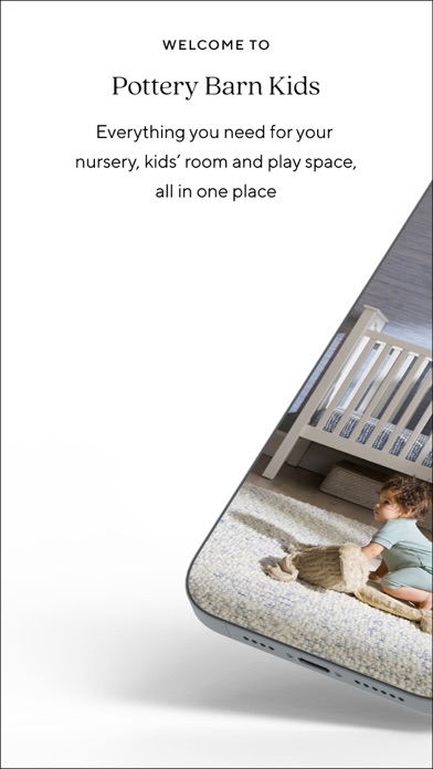 Pottery Barn Kids Shopping Screenshot