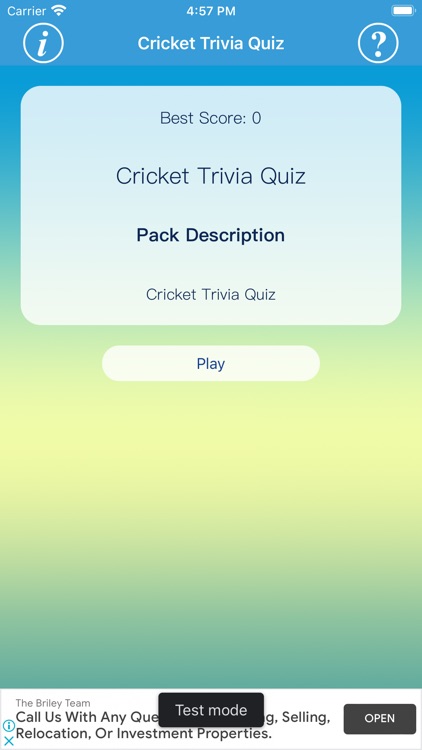 Cricket Quiz Trivia