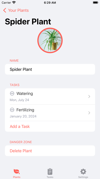 Plant Care | Orchid Gardener Screenshot