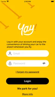 yay! you fly, we’ll park iphone screenshot 2
