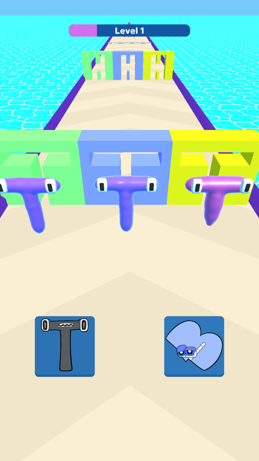#1. Alphabet Blob Runner (iOS) 由: Yusuf Bektas