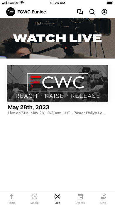 Faith Christian Worship Center Screenshot