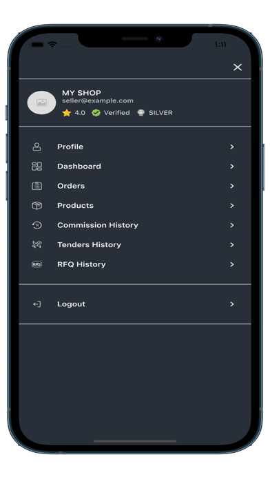 Tendeal Seller Screenshot
