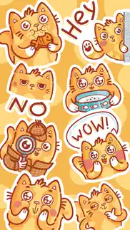 cat stickers for imessage! iphone screenshot 1