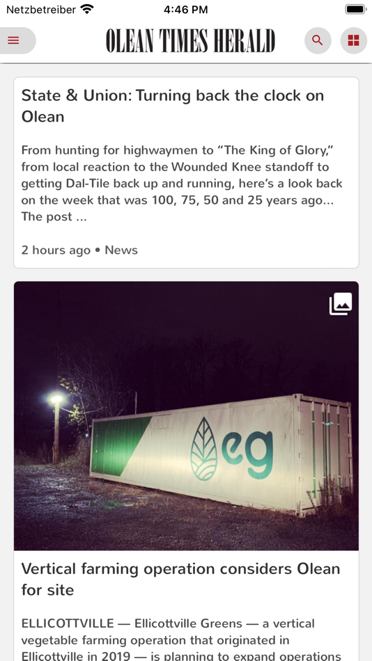 #1. Olean Times Herald eEdition (iOS) Bởi: Community Media Group Inc