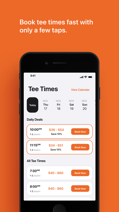 Orange Tree Golf Tee Times Screenshot