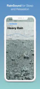 RainSound: Focus, Relax, Sleep screenshot #1 for iPhone