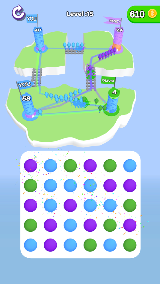 #3. Connect and Conquer (iOS) By: Mood Games OU