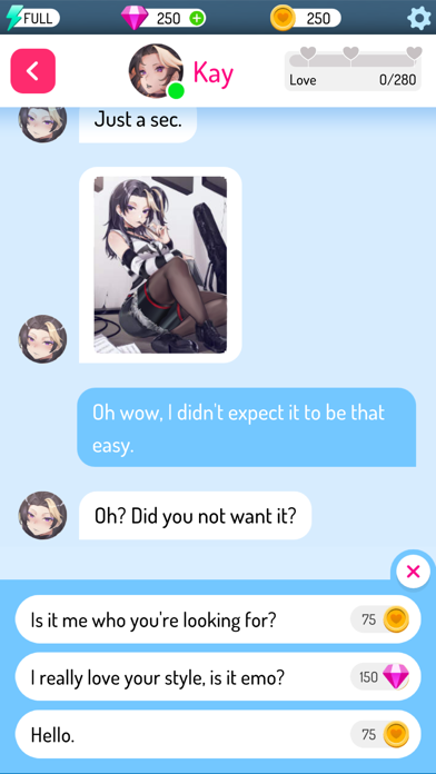 Eroblast — Waifu Dating Sim Screenshot