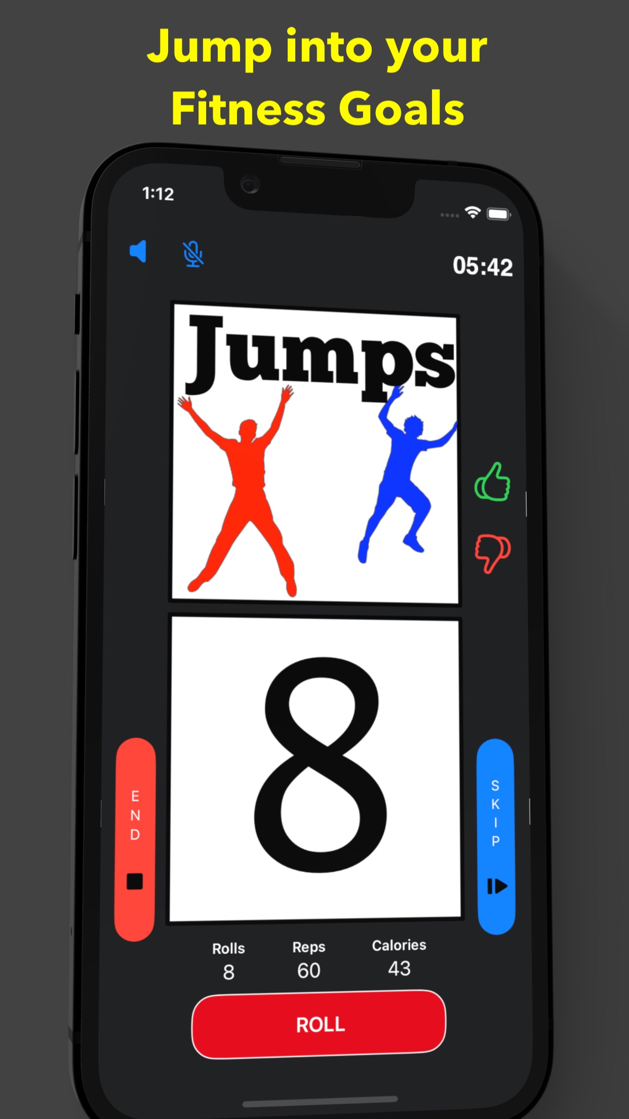 Screenshot do app Workout Dice: Home Gym