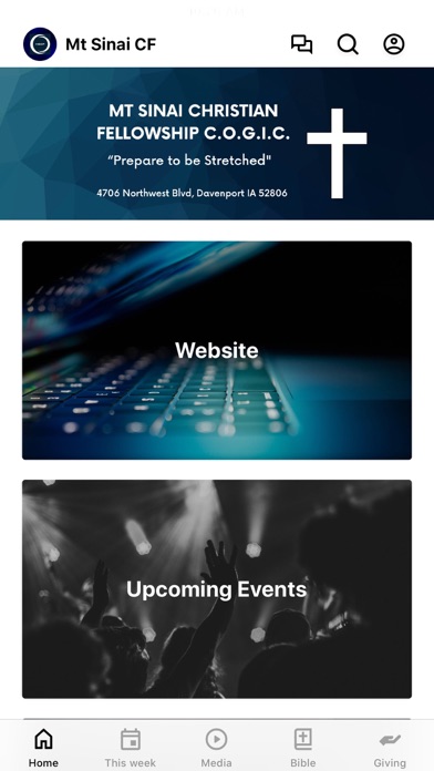 Mt Sinai Christian Fellowship Screenshot