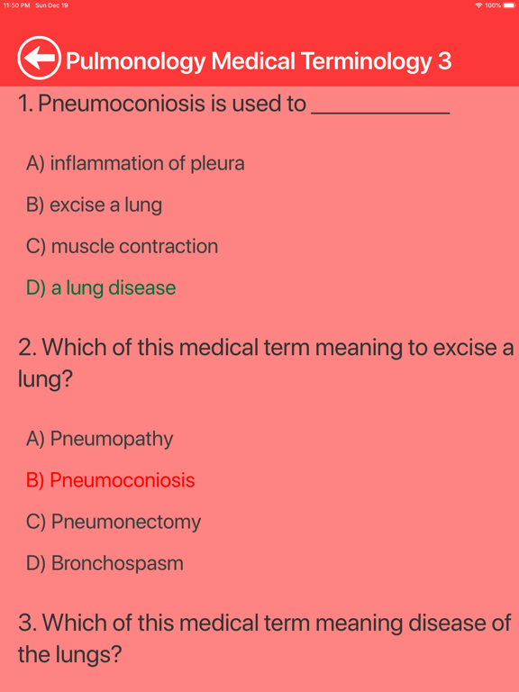 Pulmonology Medical Terms Quizのおすすめ画像5