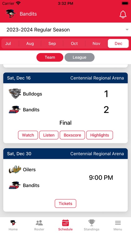 Brooks Bandits Official App