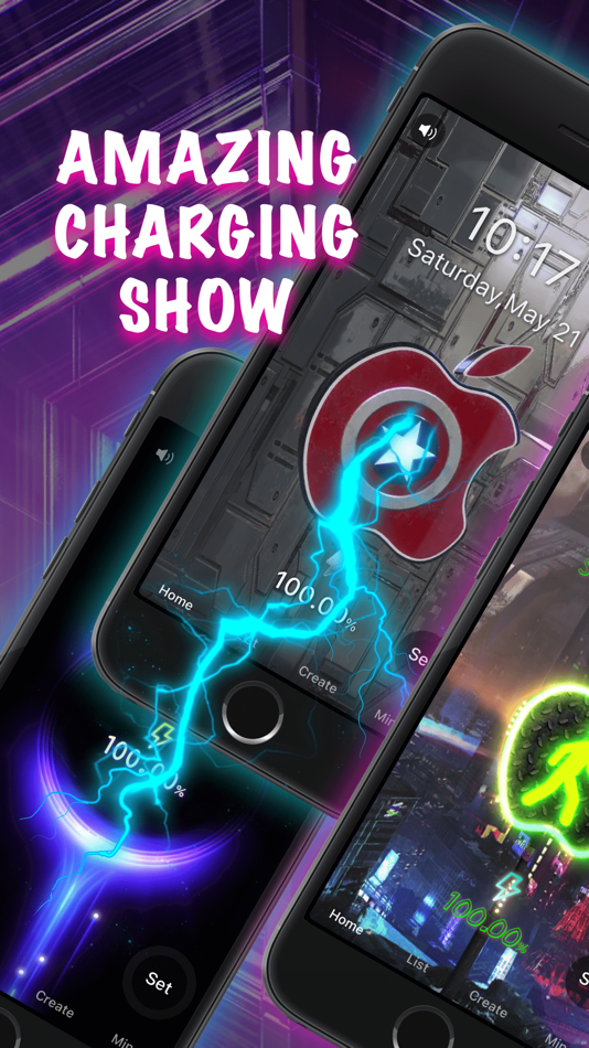 #7. Charging Cool Animation (iOS) Podle: Metaverse Technology LTD