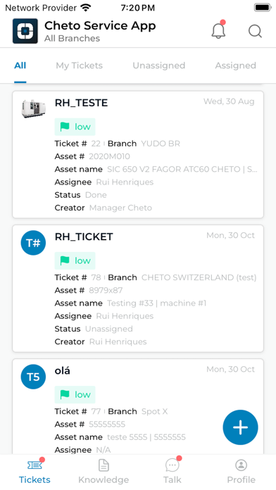 Cheto Service App Screenshot