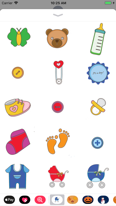 Screenshot #1 pour Baby Items - Stickers & emoji