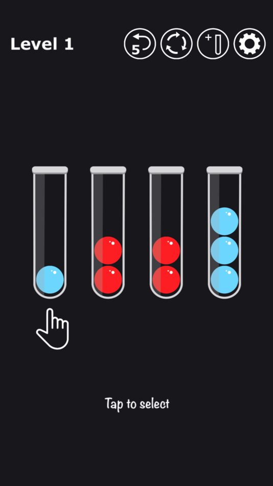 #3. Color Sort Genius (iOS) 由: Thomas Dominlcus Baars