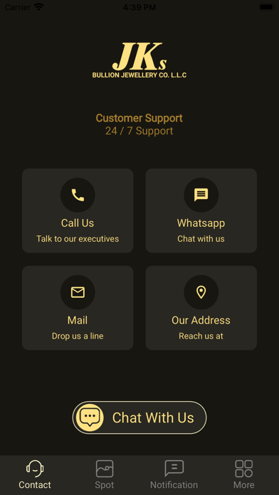JKs Bullion Jewellery Screenshot