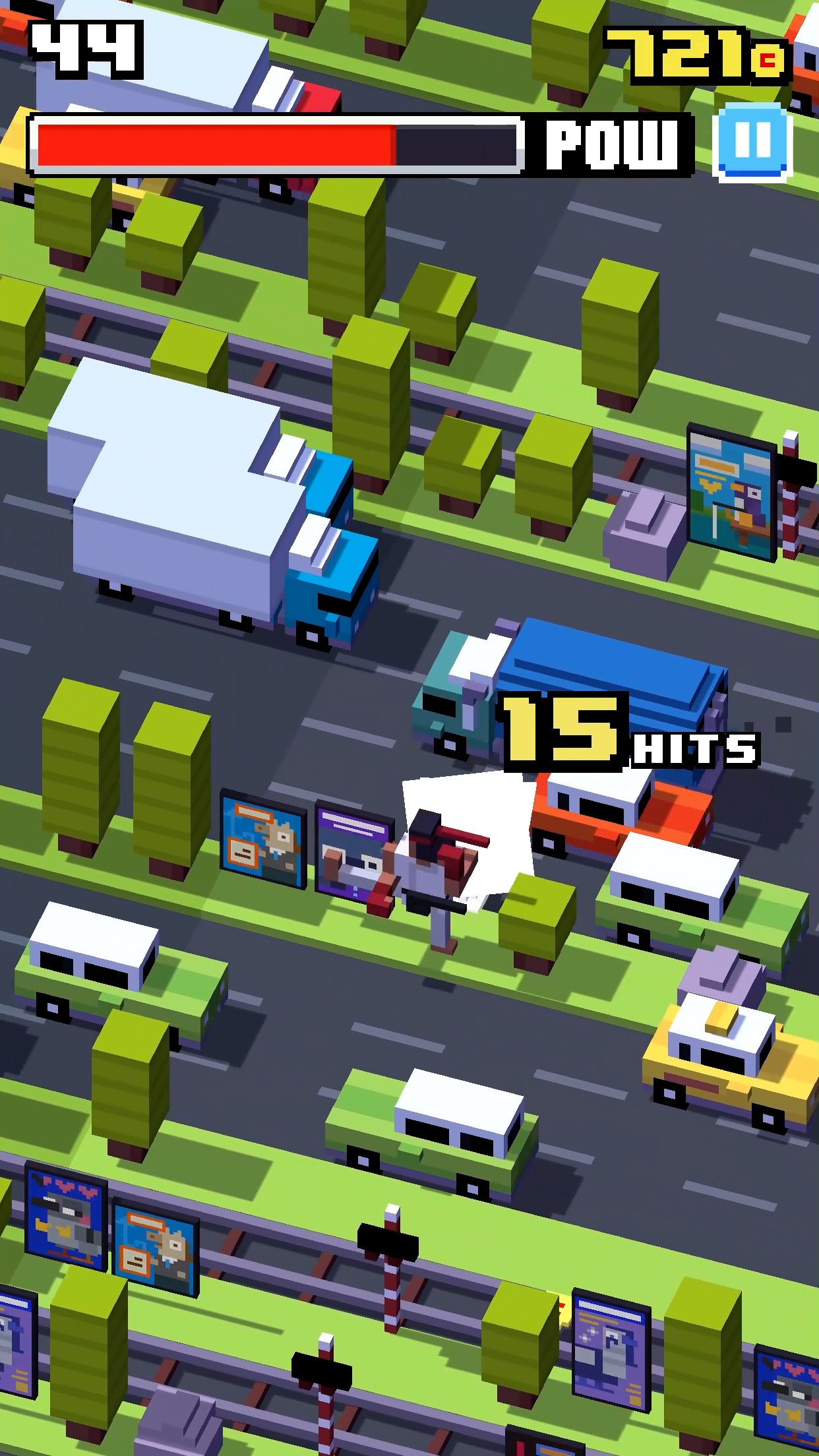 Screenshot do app Crossy Road