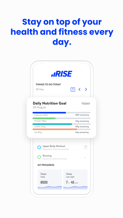 RISE Active Screenshot