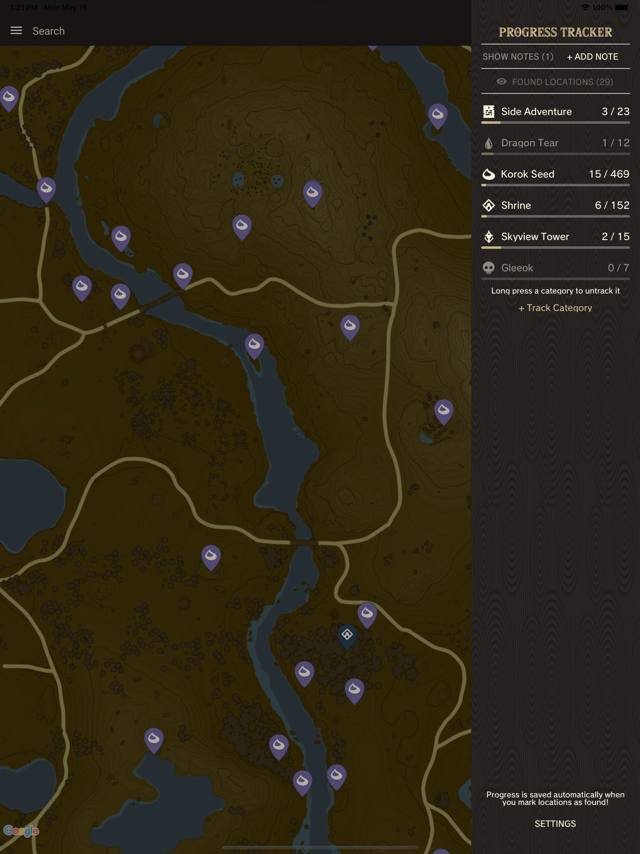 MapGenie: TOTK Map