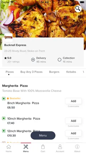 Bucknall Express - Order Food screenshot 2