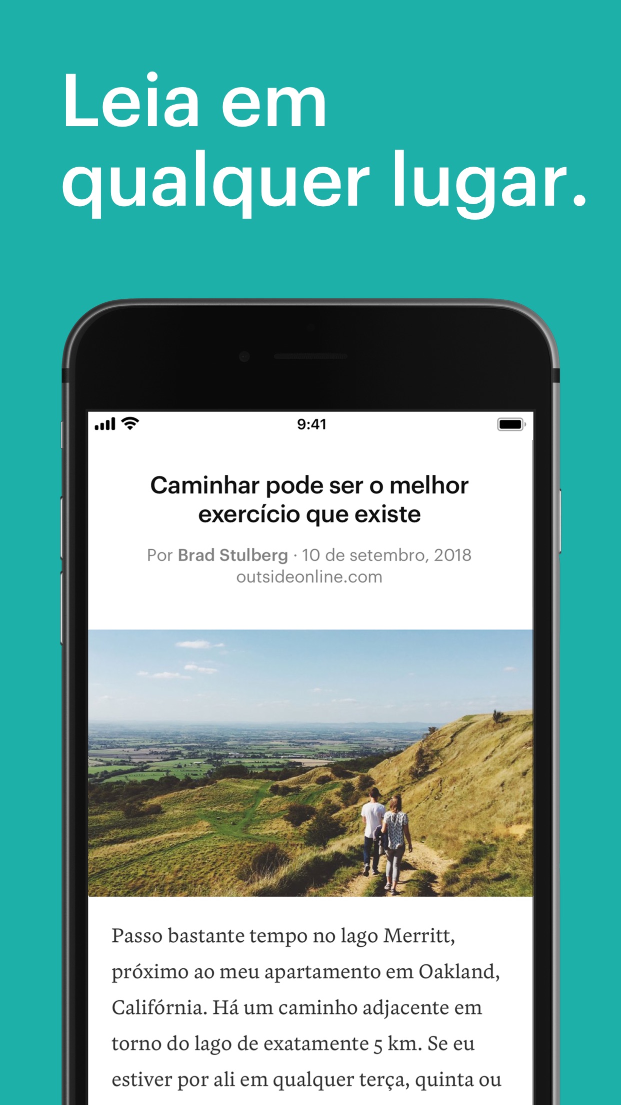 Screenshot do app Pocket: Mantenha-se informado