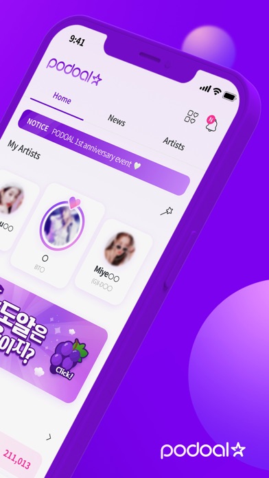 PODOAL: Idol Voting & Fanbase Screenshot
