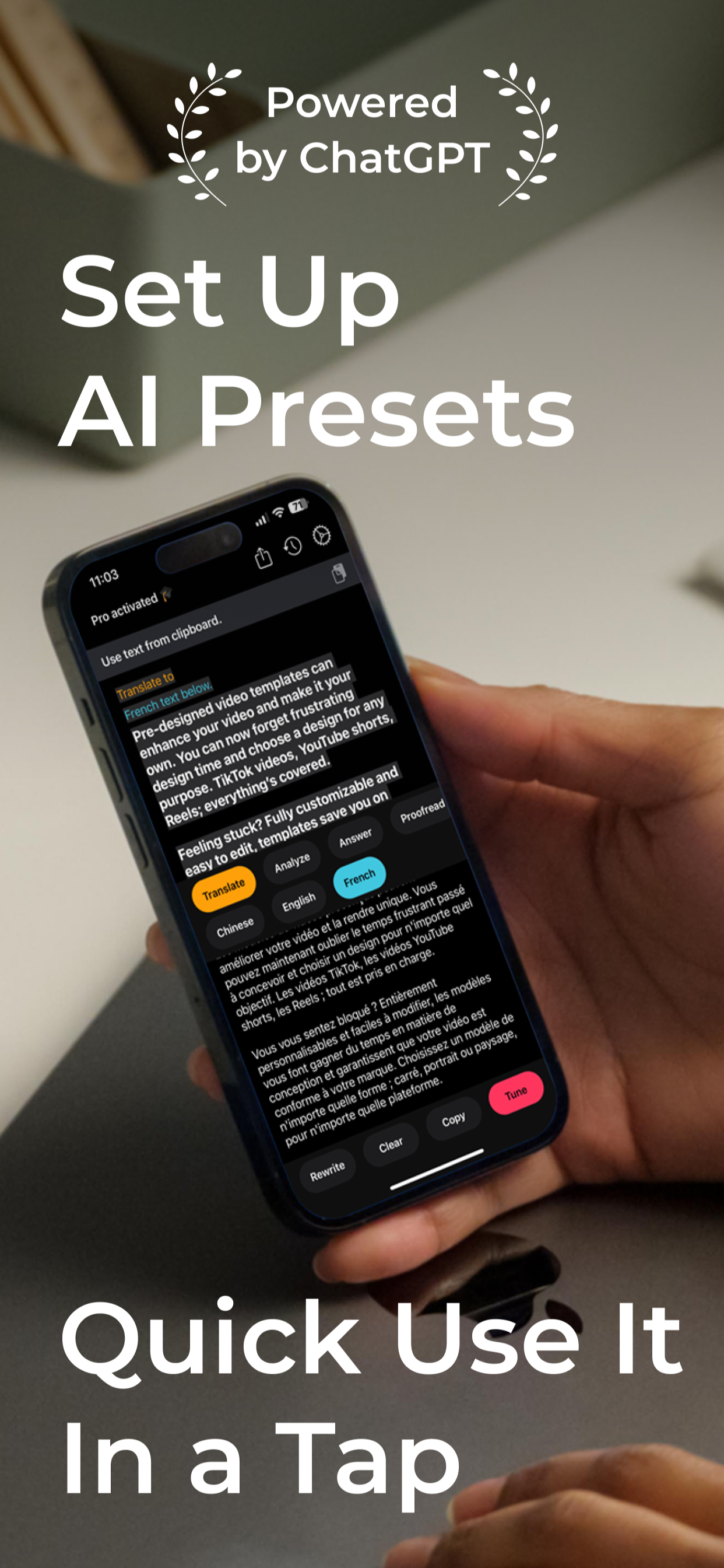 Dodoit - Use Quick AI Presets