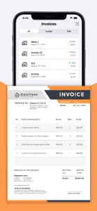 Invoice Maker Receipt Tracker screenshot #1 for iPhone