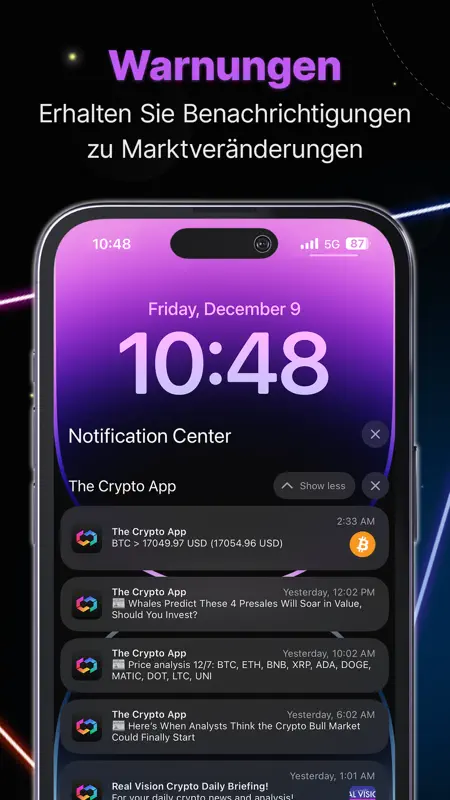 The Crypto App - Coin Tracker screenshot 5 of 7