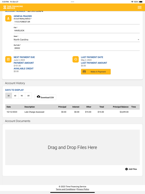 App screenshot