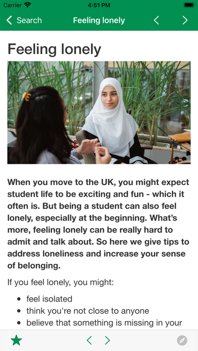 International Student App (UK) Screenshot