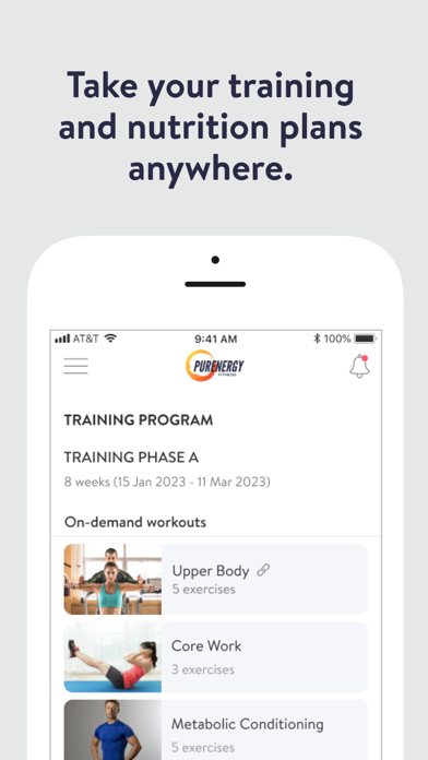 PurEnergy Fitness Screenshot