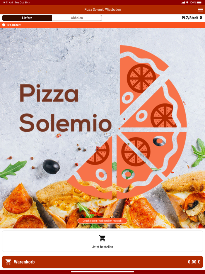 Pizza Solemio Wiesbaden