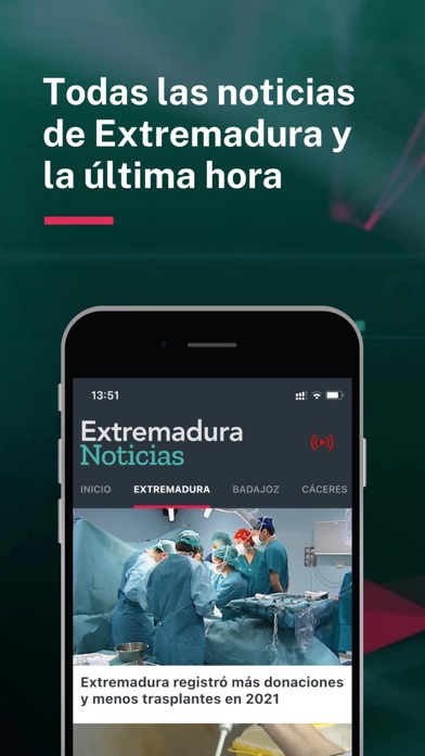 Extremadura Noticias Screenshot