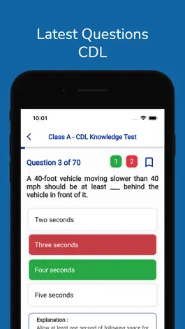 Game screenshot Tennessee CDL Permit Practice mod apk