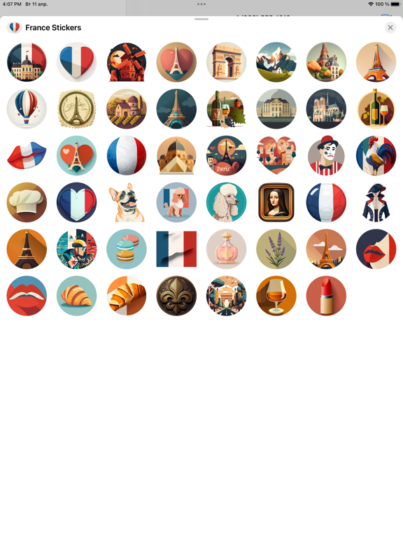 Screenshot #4 pour France Stickers