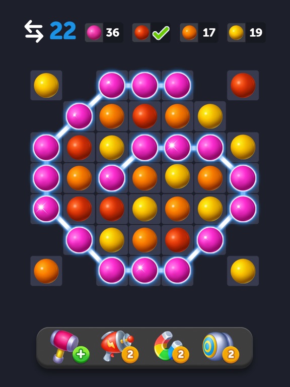 Bubble Link - Connect & Match iPad screenshot 5 - Games app