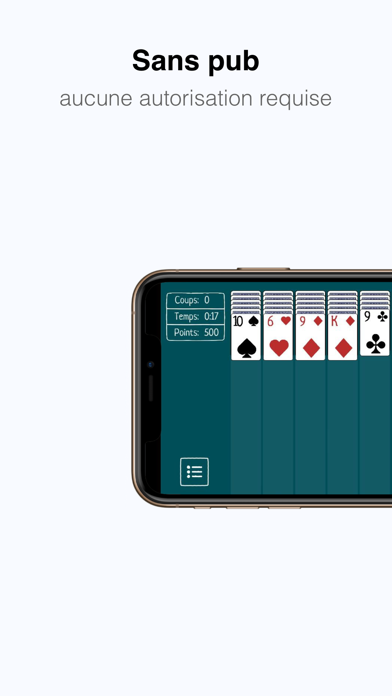 Screenshot #1 pour Spider  - Card Solitaire