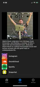Alpine Music App screenshot #2 for iPhone