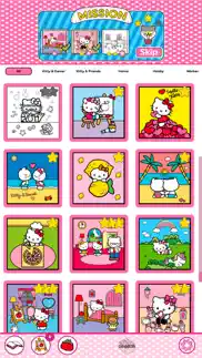 hello kitty: coloring book iphone screenshot 2