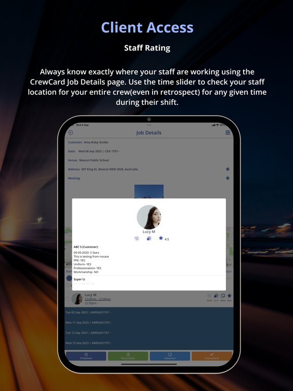 Screenshot #5 pour CrewCard App