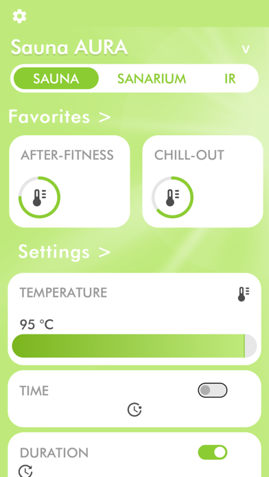 KLAFS Sauna Screenshot