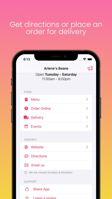 Arlenes Beans Screenshot