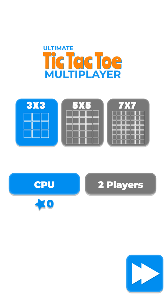 #2. TicTacToe Ultimate Multiplayer (iOS) Podle: Code This Lab srl