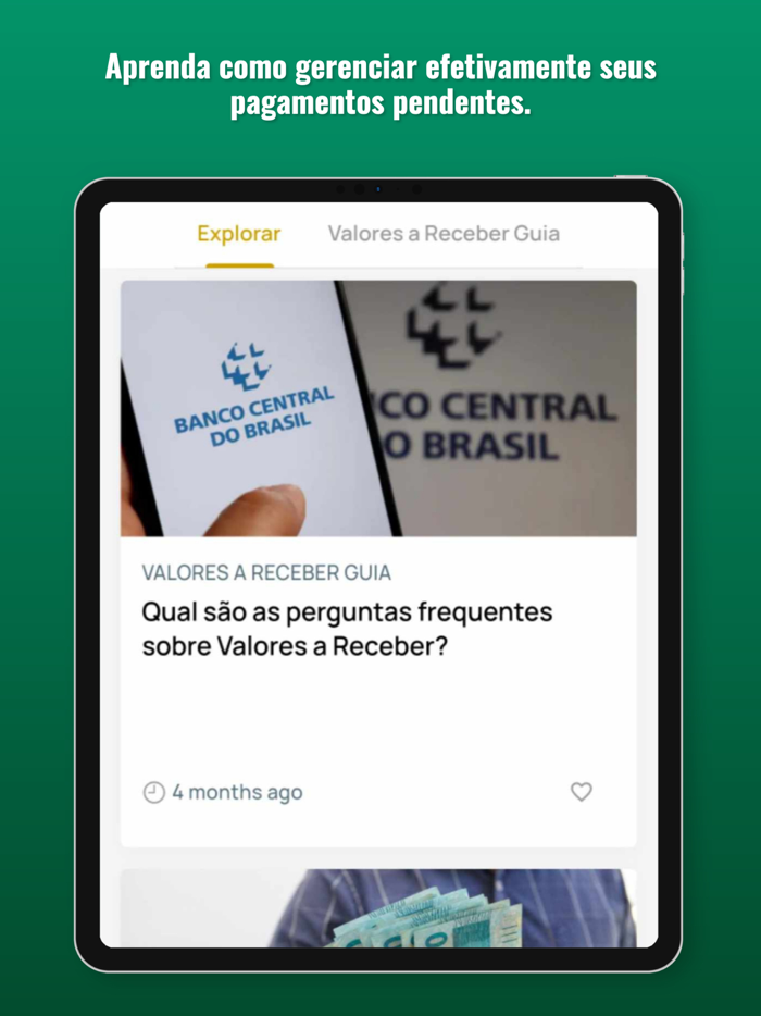 Valores a Receber 2023 - Guia