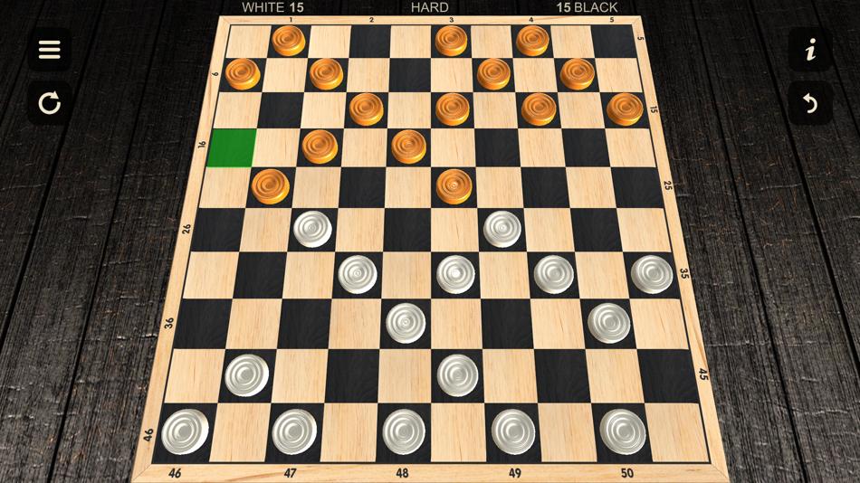 #1. Checkers - Two player (macOS) 由: Sergei Shendrikov