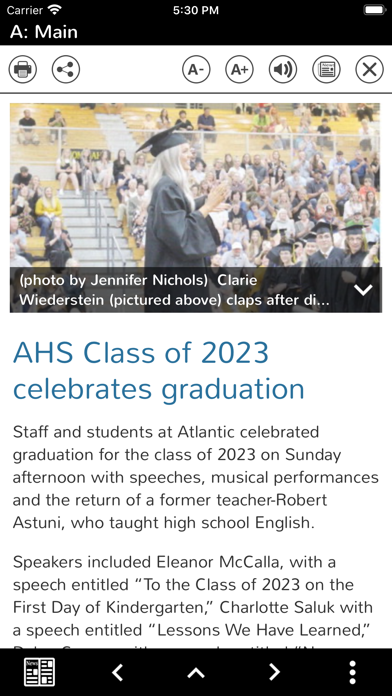 Atlantic News-Telegraph Screenshot